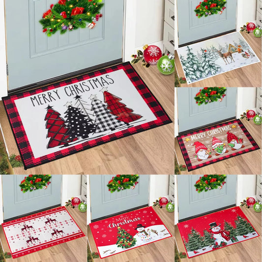 Santa Claus Christmas Carpet - Home Decor for Living Room & Kids' Bedroom, Navidad 2025