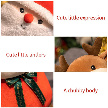 Christmas Doll Ornament - Santa Claus Cushion Pillow, Desktop Decor, 2025