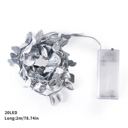 Golden Leaves String Light - Christmas Fairy Lights, Xmas Tree Decor ,2M