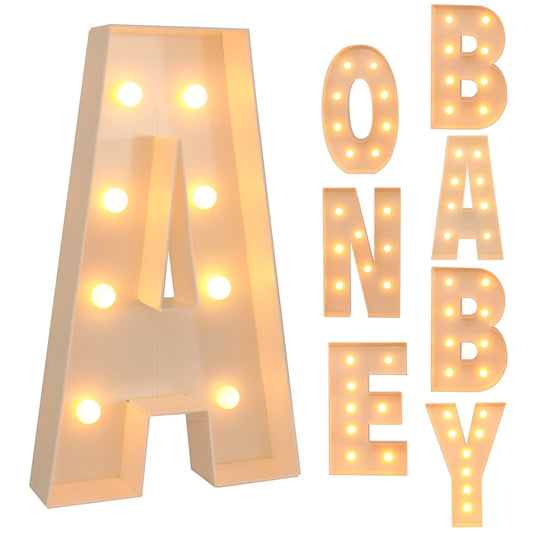 Giant LED Light Frame Box for DIY Name Balloon Filling - Party Decor, 91.5cm