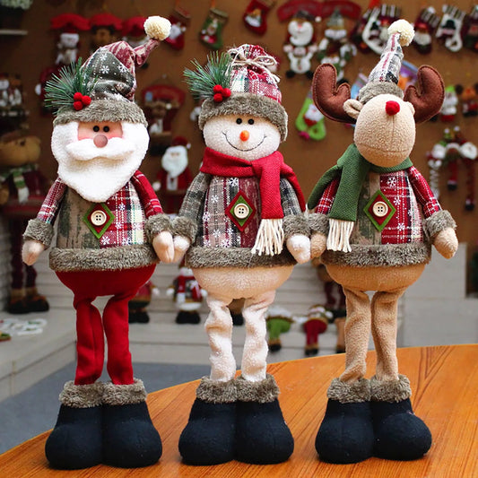 Santa, Snowman & Reindeer Table Leg Decorations - Kids’ Party Toys