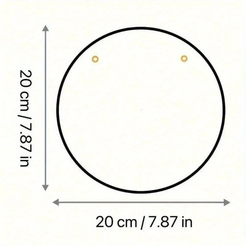 Merry Christmas Garland - Santa, Candy & Xmas Tree Hanging Decor, 7.87in, 1pc