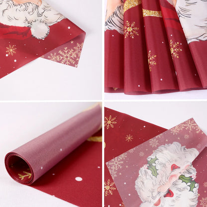 Santa Claus Christmas Table Runner - Xmas Tablecloth, Navidad Decor, 2025